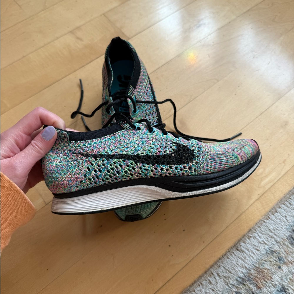 Nike Multicolor Flyknit Racers - Picture 4 of 5